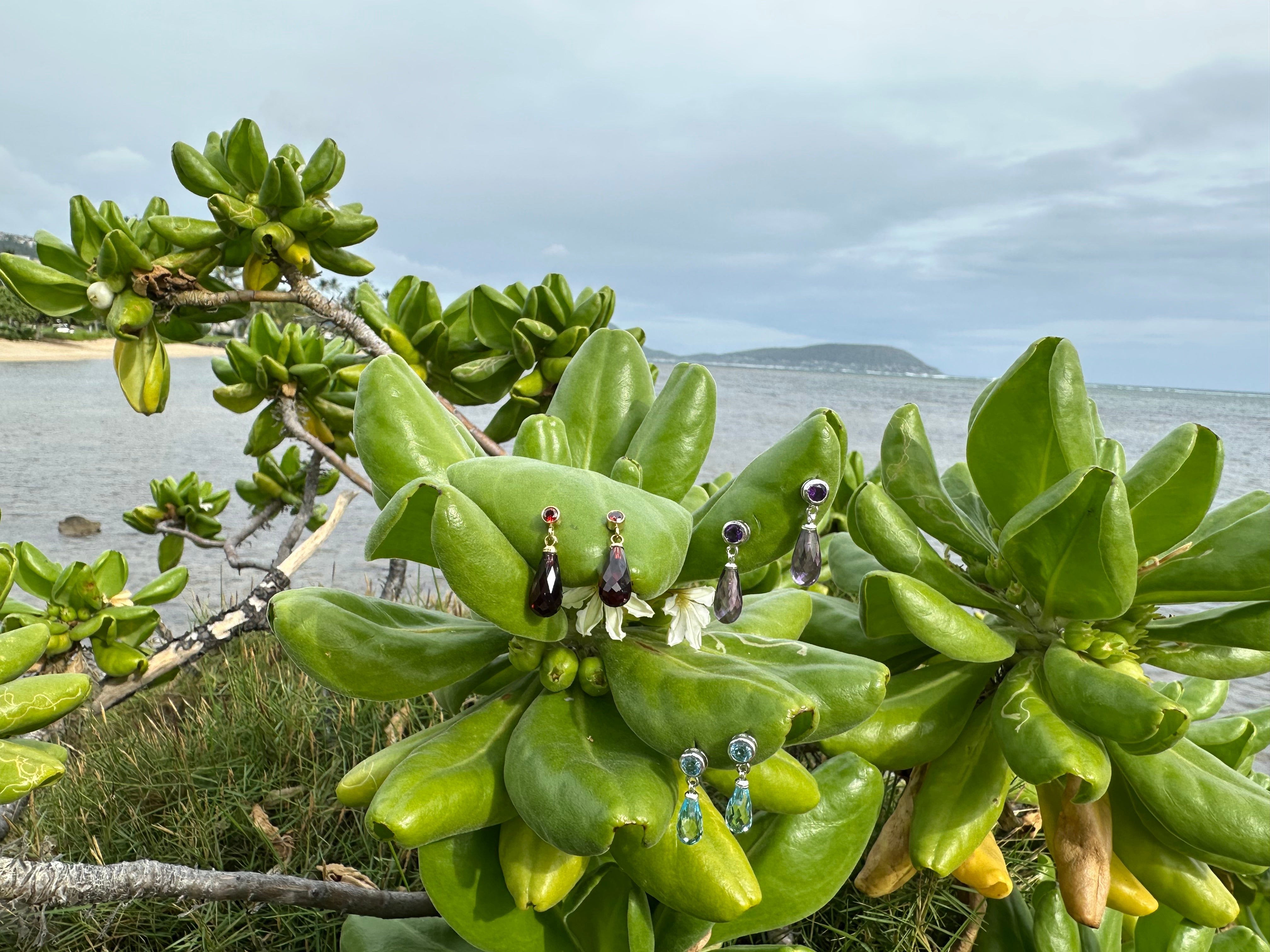 Gemstone Briolette Earrings