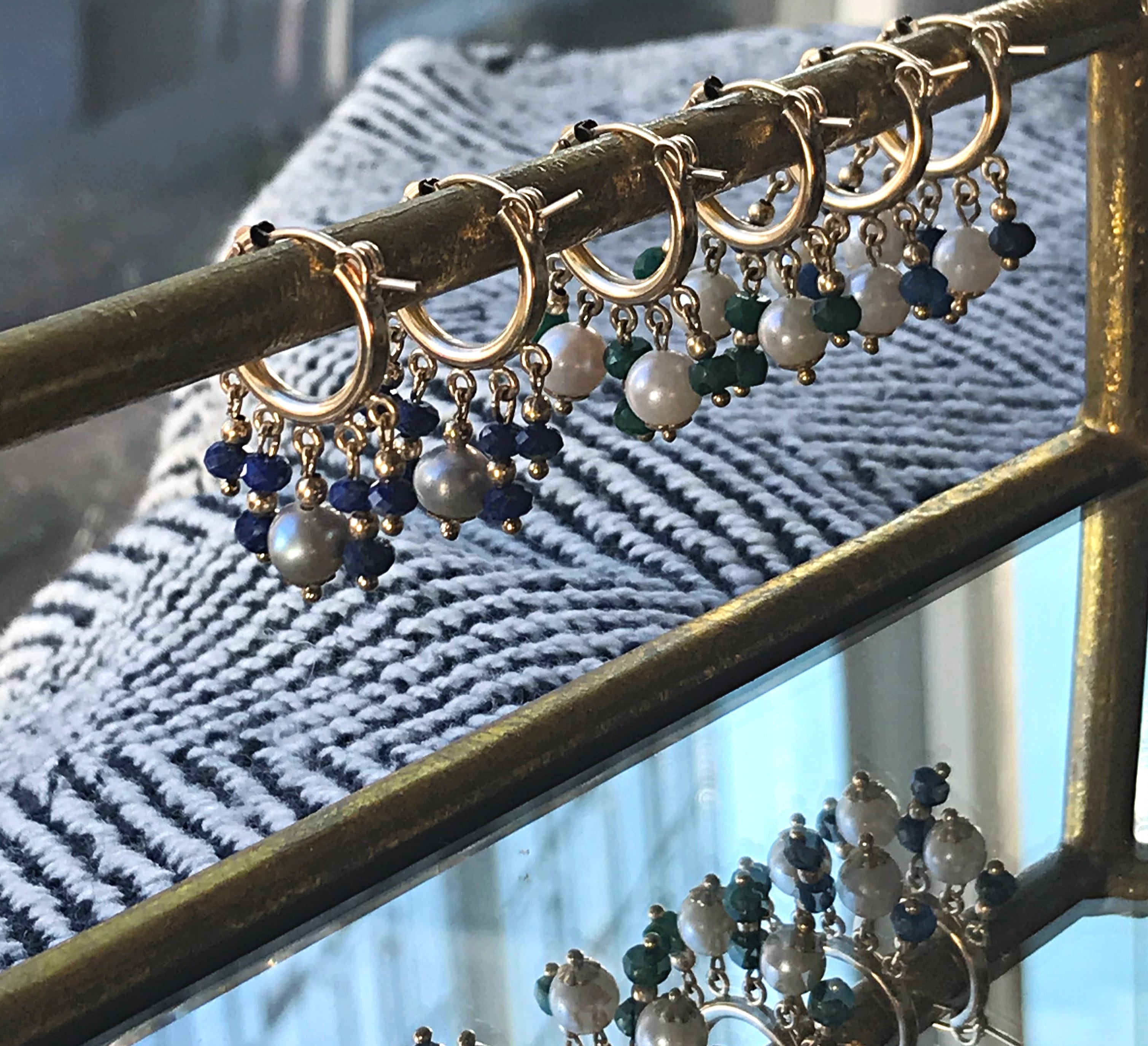 Gem Elixir Hoop Earrings