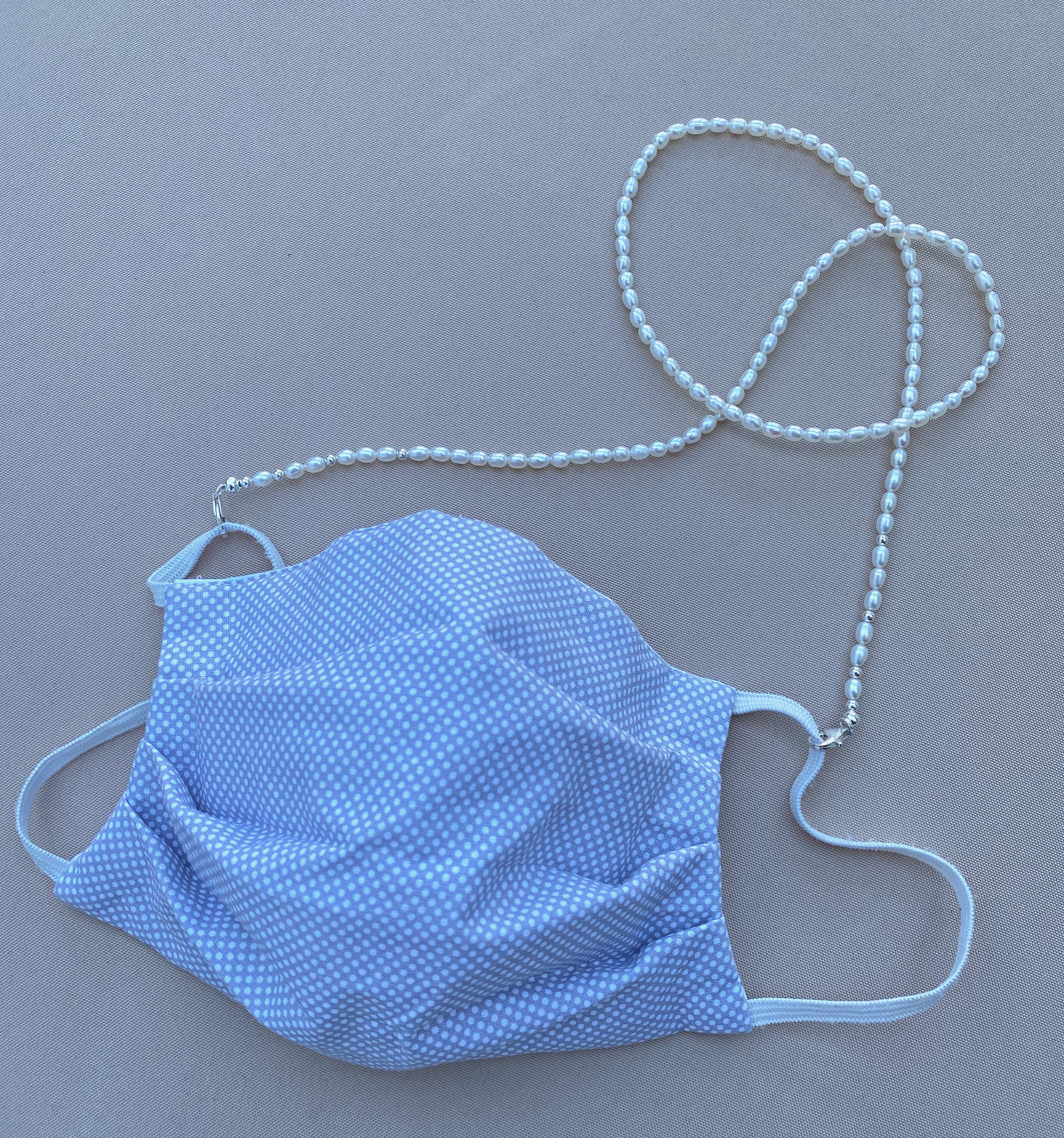 Convertible Freshwater Pearl Sunglass, Mask Chain, and Necklace