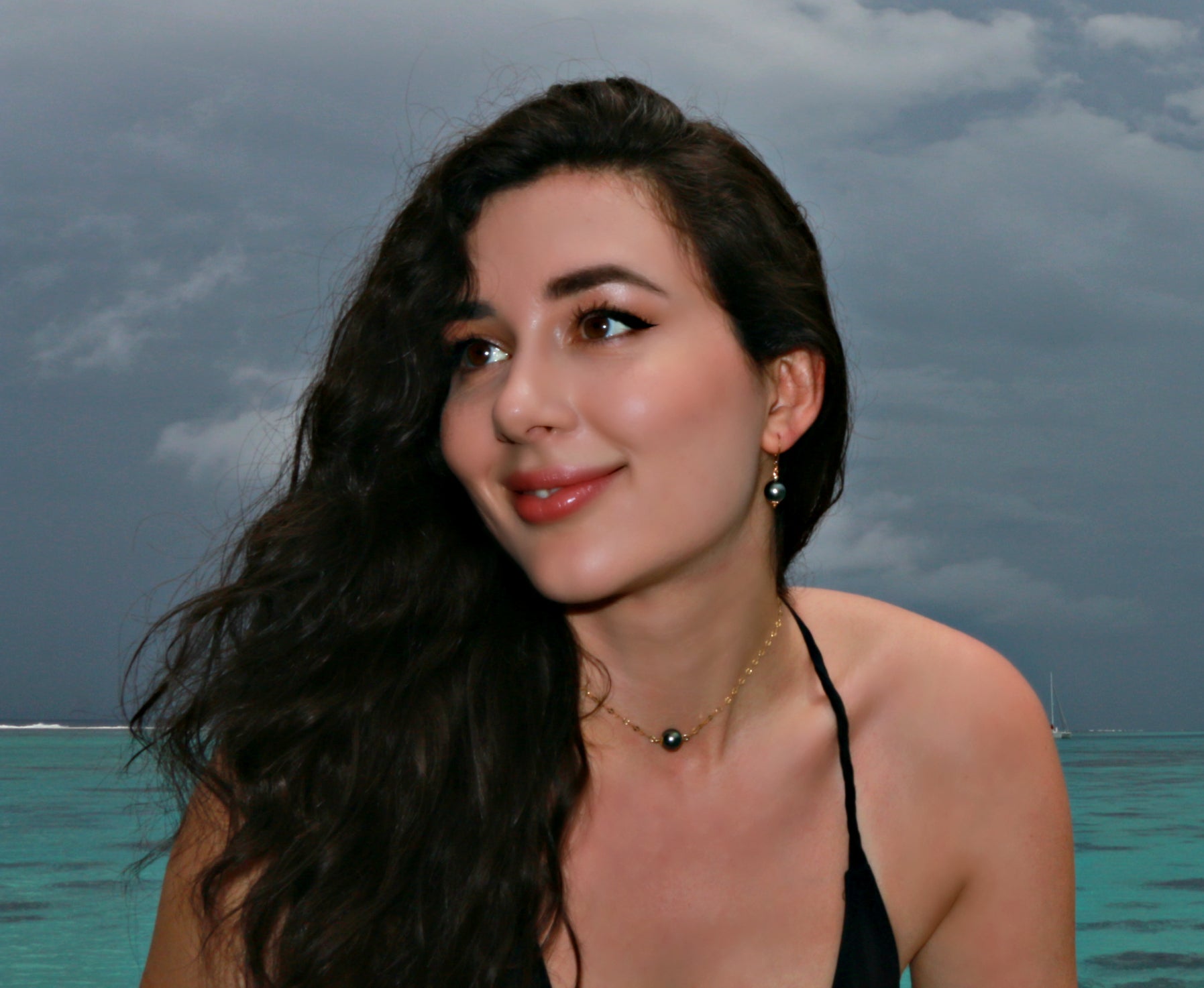 Tahitian Pearl Gold Choker