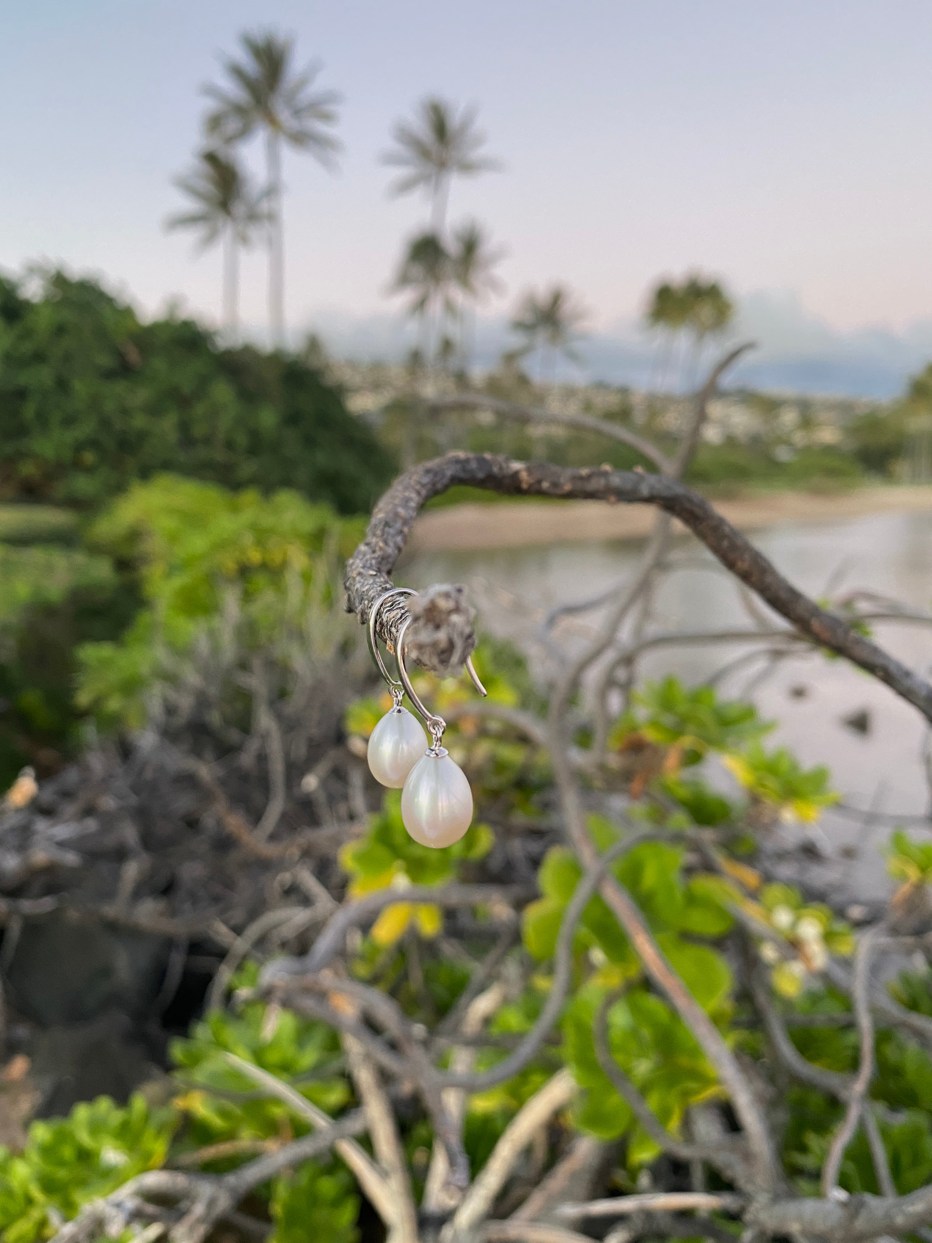 Berkshire Teardrop Pearl Earrings