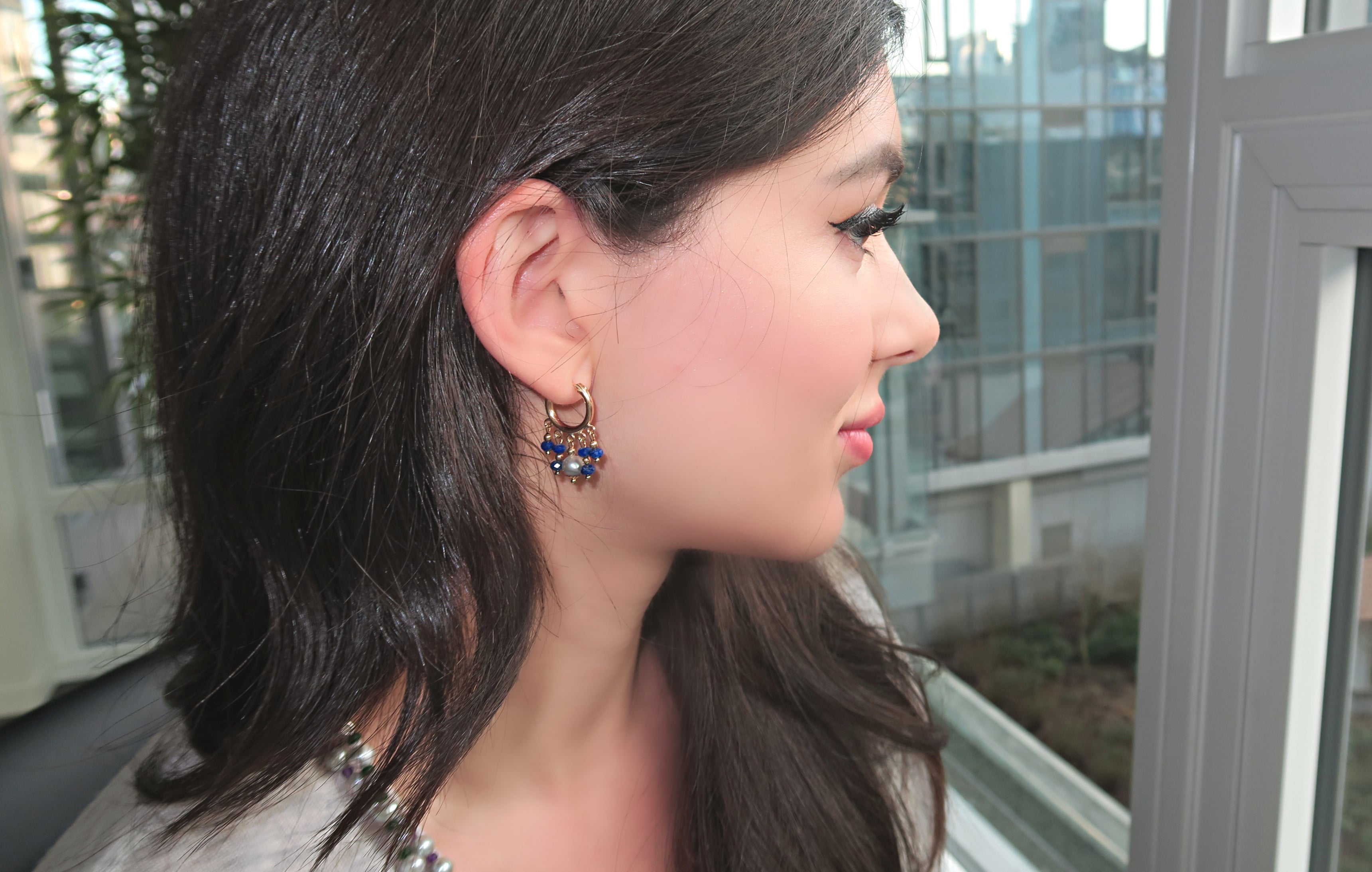 Gem Elixir Hoop Earrings