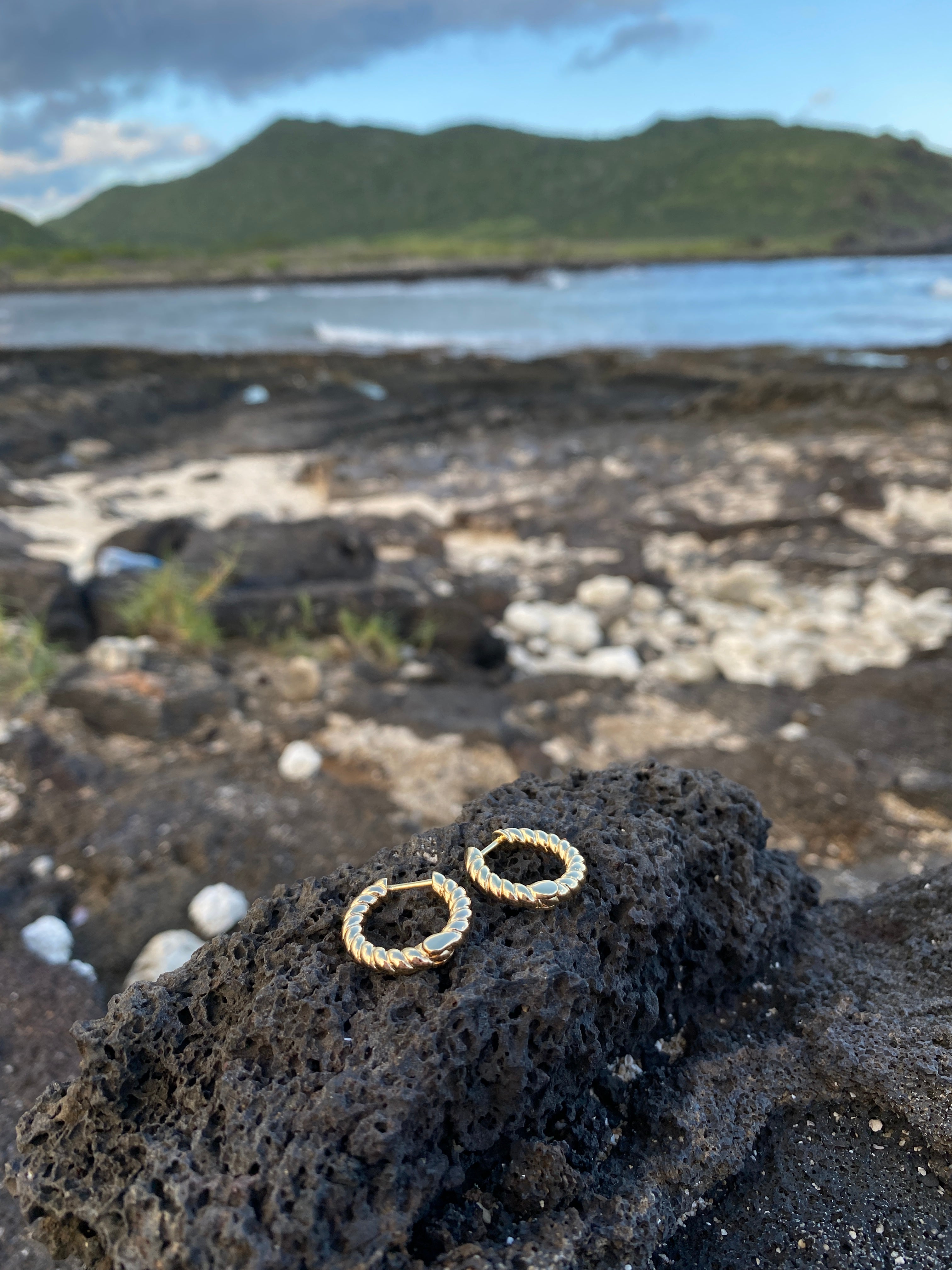 Twist 14kt Gold-Filled Hoops