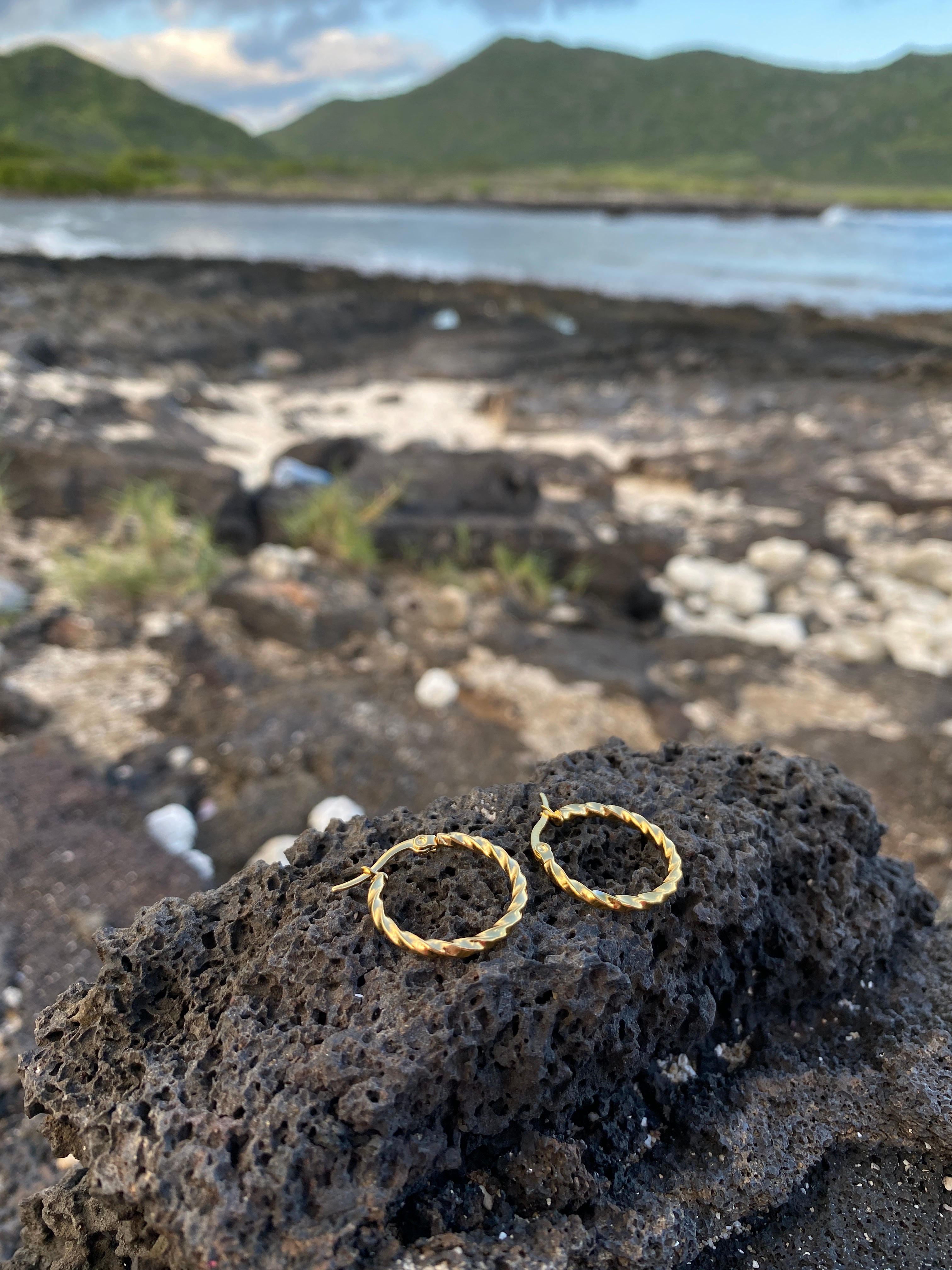 Twist 14kt Gold-Filled Hoops