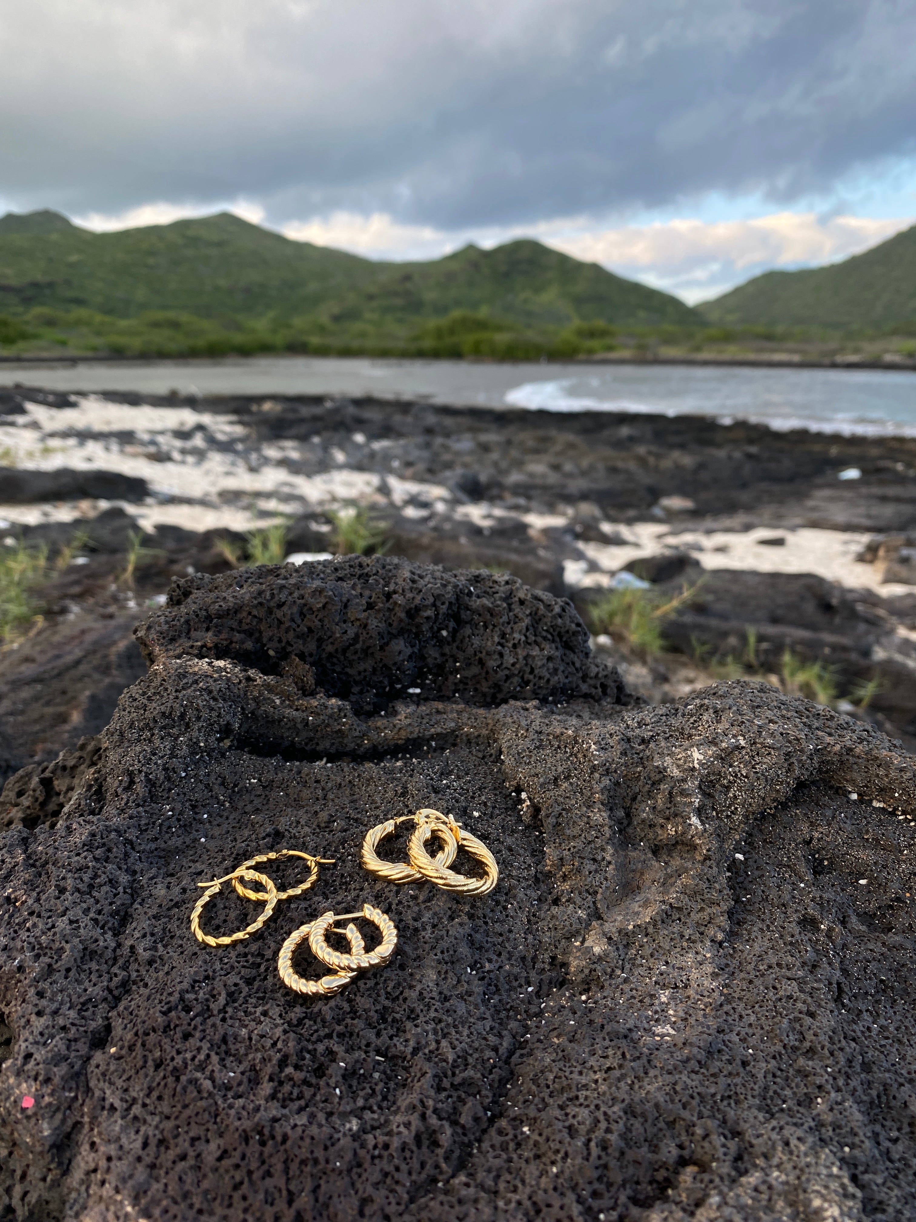 Twist 14kt Gold-Filled Hoops