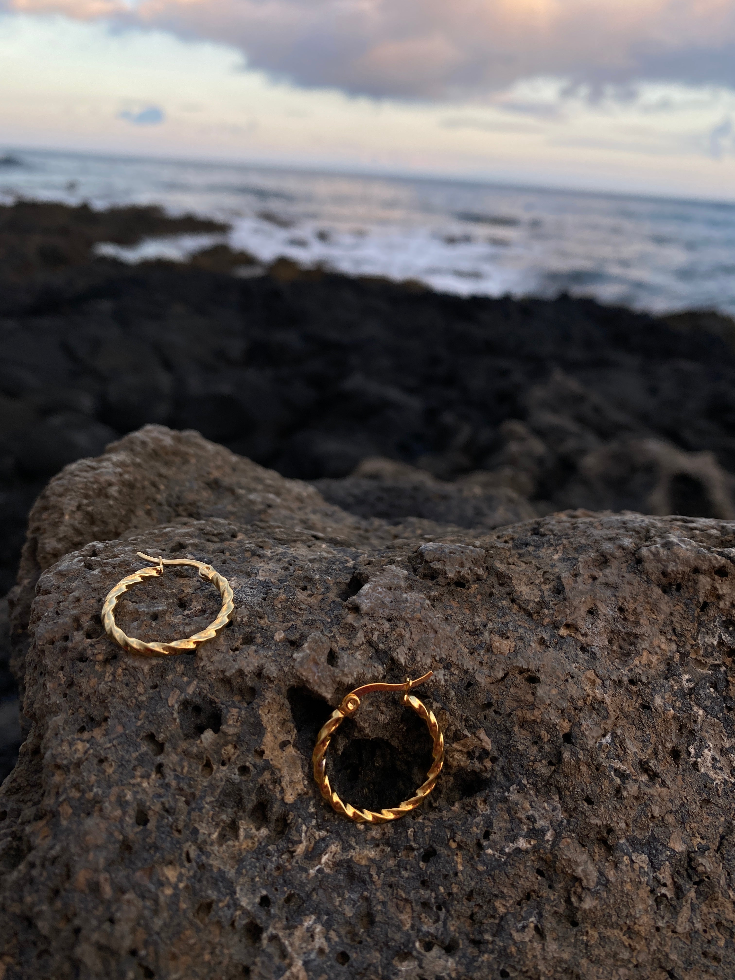 Twist 14kt Gold-Filled Hoops