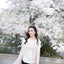 Strawberries and Cream Shawl Collar Cardigan