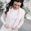 Strawberries and Cream Shawl Collar Cardigan