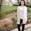 Strawberries and Cream Shawl Collar Cardigan