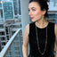 Dew Drop Pearl Silver Chain Necklace