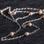 Dew Drop Pearl Silver Chain Necklace