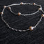 Dew Drop Pearl Silver Chain Necklace