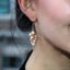 Pearl Berry Chandelier Earrings