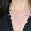 Dew Drop Pearl Silver Chain Necklace