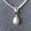 Anjou Pearl Sterling Silver Clip Pendant