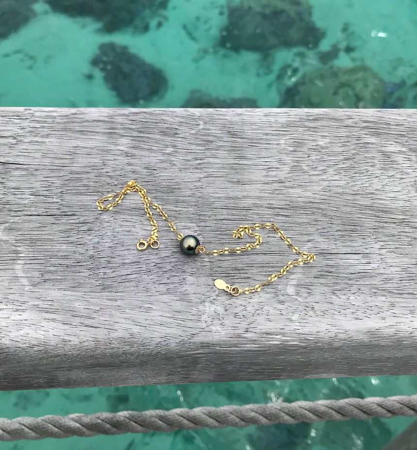 Tahitian Pearl Gold Choker