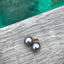 Tahitian Pearl 18kt Stud Earrings