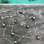 Tahitian Pearl Long Dew Drop Chain