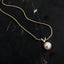 Akoya Pearl 18kt Gold Victory Pendant