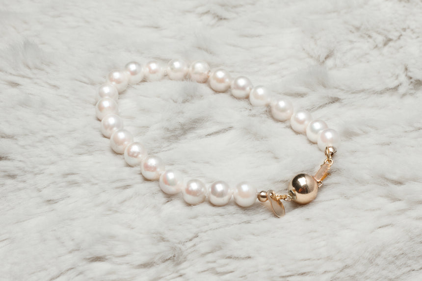 Akoya Hand Knotted Pearl Bracelet