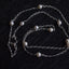 Dew Drop Pearl Silver Chain Necklace