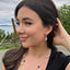 Petite Orchidée Amethyst Baroque Earrings