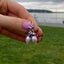 Petite Orchidée Amethyst Baroque Earrings