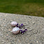 Petite Orchidée Amethyst Baroque Earrings